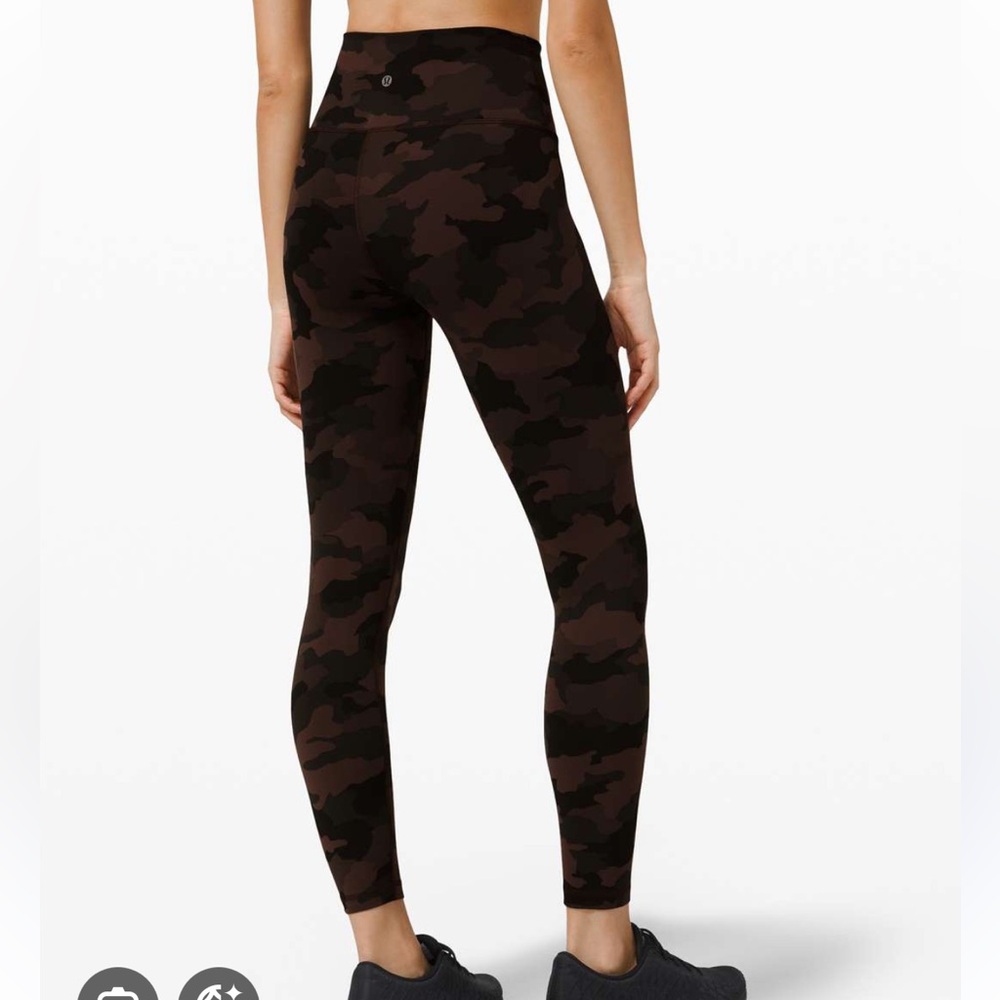 Lululemon Wunder Train High Rise Tight 25" Heritage 365
Camo Brown Earth Sz 4 - Picture 3 of 8